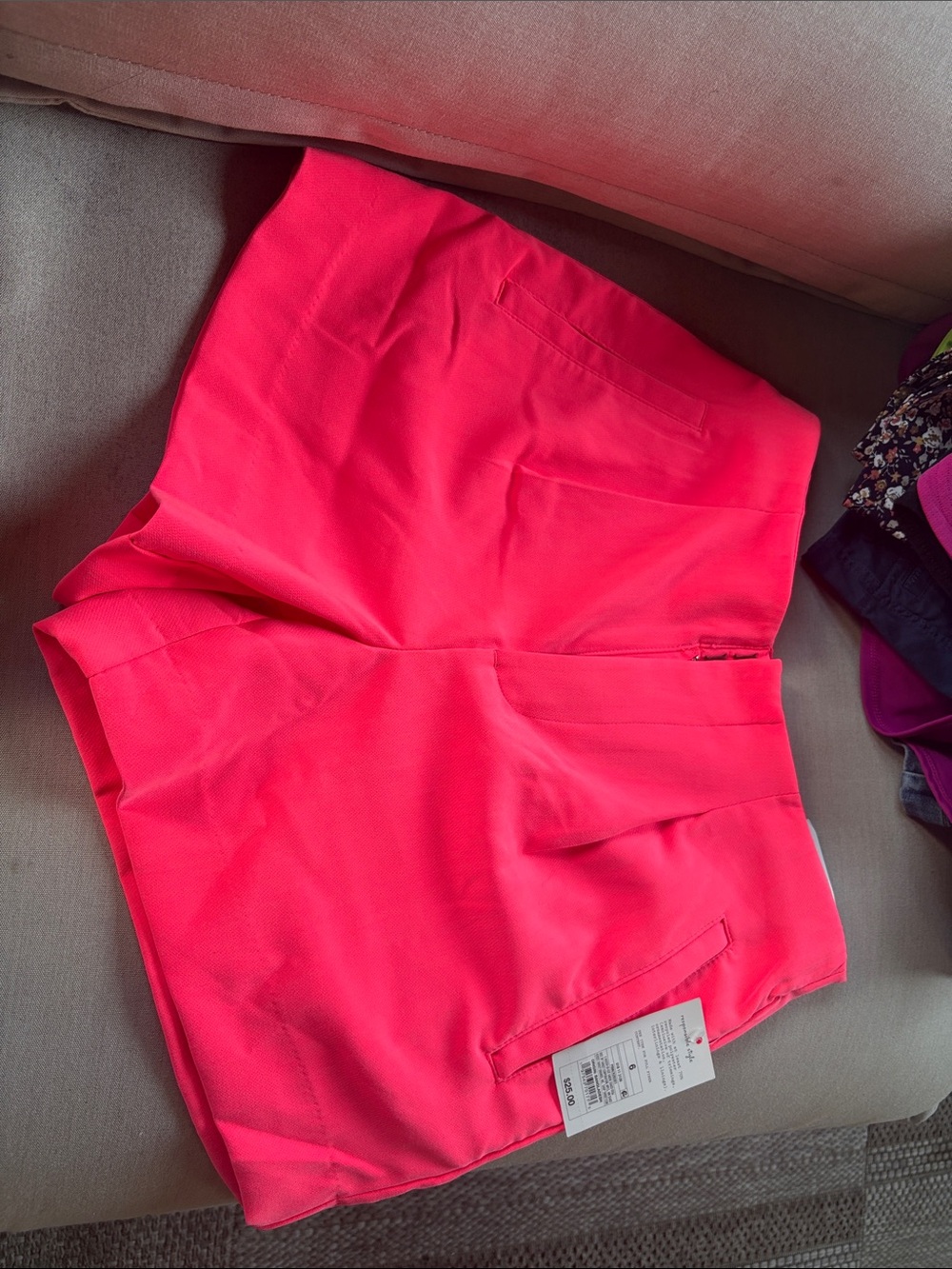 a new day Neon Pink Tailored Shorts